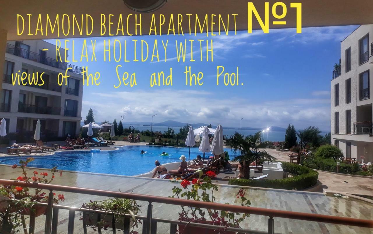 Diamond Apartment №1 - Relax Holiday Views Sea And Pool Burgas Exterior foto